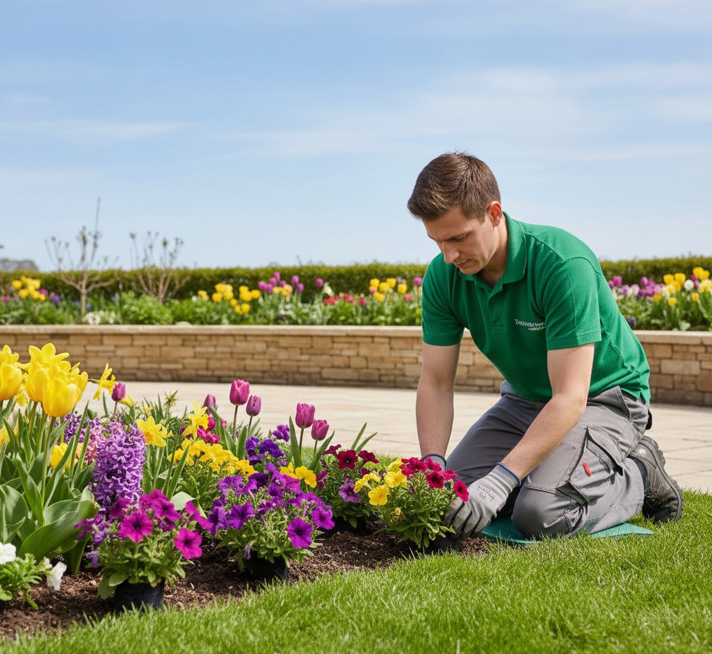 Vårservice och plantering